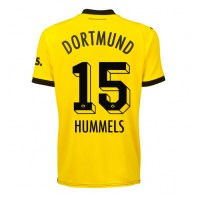 Camisa de time de futebol Borussia Dortmund Mats Hummels #15 Replicas 1º Equipamento Feminina 2023-24 Manga Curta